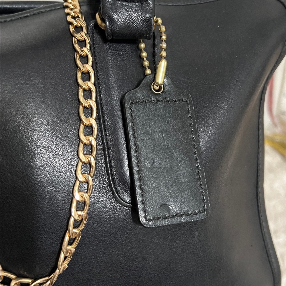 Vintage Coach New York Black Slim Satchel - Picture 14 of 17